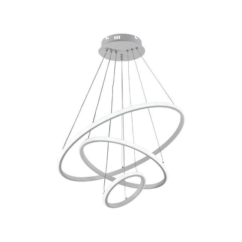 RINGS DESIGN kör lámpák LED világítással LED világítással 78W 4480LM FEHÉR CCT 3000K-6000K Fényerőszabályozással és távirányítóval