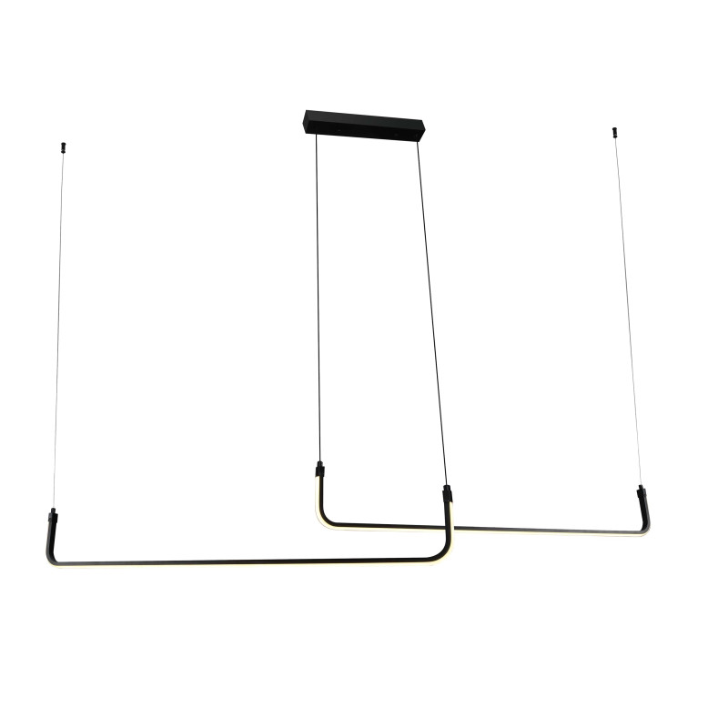 DESIGN LED lámpa függesztékek Fekete 25W 2000LM 3000K