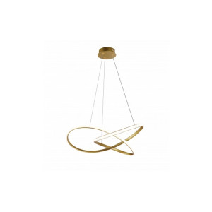 INFINITO MODERN DESIGN LED függesztett lámpa Szálcsiszolt Arany 30W 2400LM 3000K