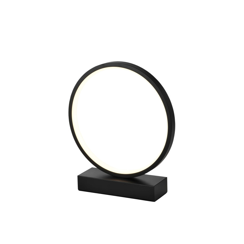 DESIGN LED Asztali lámpa Szálcsiszolt Fekete 7W 560LM 3000K