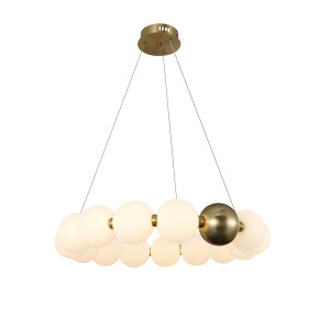 DESIGN LED függesztett csillár lámpa Réz 27W 2160LM 3000K