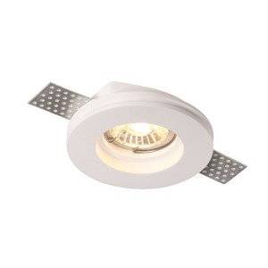 CEILING FITTING TRIMLESS RECESSED GYPSUM ROUND GU10-SOCKET MAX-35W