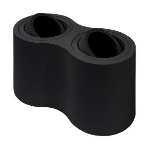 SPOTLIGHT FIXTURE ALUMINIUM BLACK GU10-SOCKET IP20 MAX-35W