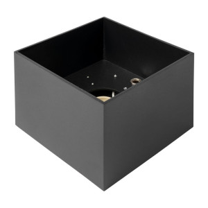 SPOTLIGHT FIXTURE ALUMINIUM BLACK GU10-SOCKET IP20 MAX-35W