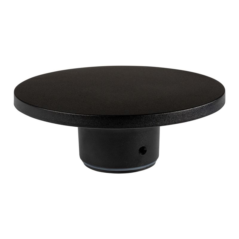 LED WALL LIGHT PLASTIC BLACK IP65 12W 3000K