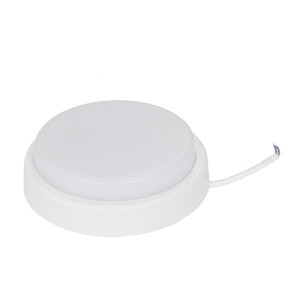12W LED SURFACE PANEL 900LM AC180-265V ROUND 2800K - IP65