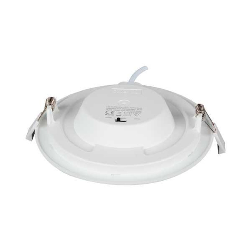 Optonica süllyesztett kerek CCT LED panel állítható fehér fény 3000K-6000K 18W