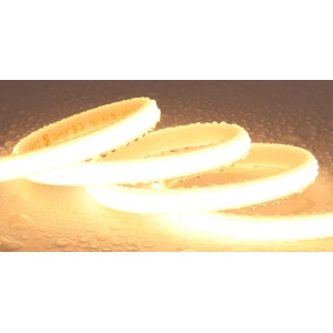 Kültéri COB LED Szalag  opál burkolattal 220VAC 10W/m 3000K Meleg Fehér 288LED/m IP65 - Optonica-4956