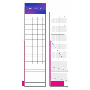 METAL STAND OPTONICA LED