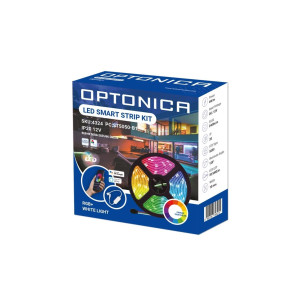 SMART LED STRIP SET ADAPTER + WIFI CONTROLLER DC12V 5050 + 2835 RGB + WH 60 SMD IP20