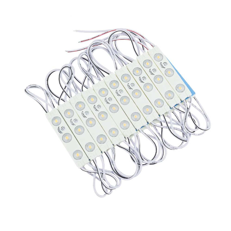 LED LENS MODULE 3 2835 160° DC12V 0.72W 58*12mm IP65 3000K