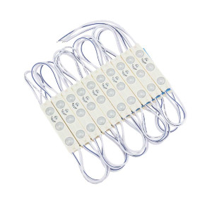 LED LENS MODULE 3 2835 160° DC12V 0.72W 58*12mm IP65 RED