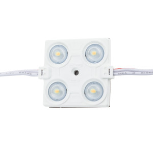 LED LENS MODULE 4 2835 160° DC12V 2.4W IP65 3000K 43*38*6.5mm