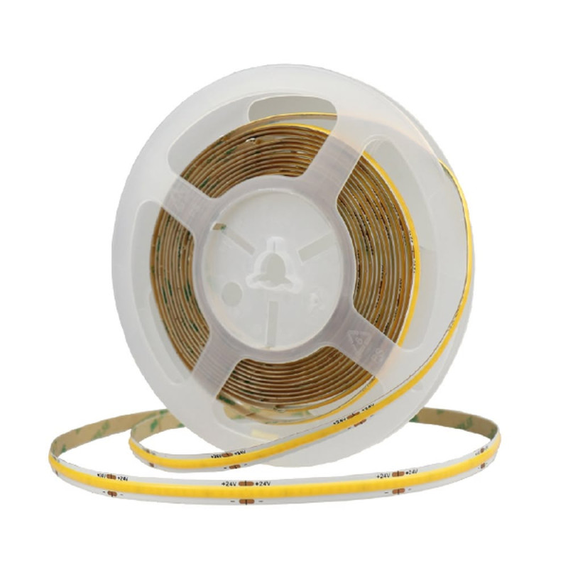LED COB STRIP 48V/DC, 10MM 6W/M, RA>80 6000K IP20 - 25m/roll