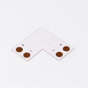 Led szalag PCB elosztó elem, L irányú, 5050 szalagokhoz,