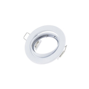 ROUND RING ADJUSTABLE WHITE BODY Φ82*29mm Φ75mm G5.3