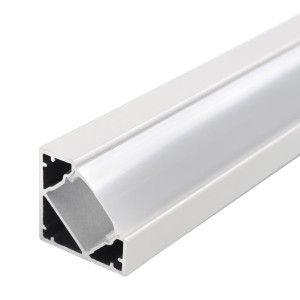 ALUMINIUM PROFILE FOR LED STRIP WHITE BODY/WHITE COVER L=2m