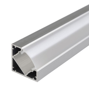 ALUMINIUM PROFILE FOR LED STRIP SILVER BODY/WHITE REFLECTOR L=2m