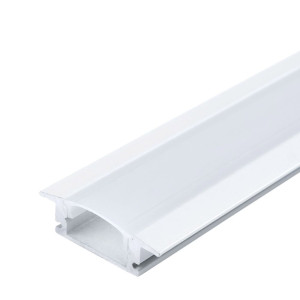 ALUMINIUM PROFILE FOR LED STRIP WHITE BODY/WHITE COVER L=2m