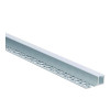 ALUMINIUM PROFILE FOR LED STRIP SILVER BODY/WHITE COVER L=2m