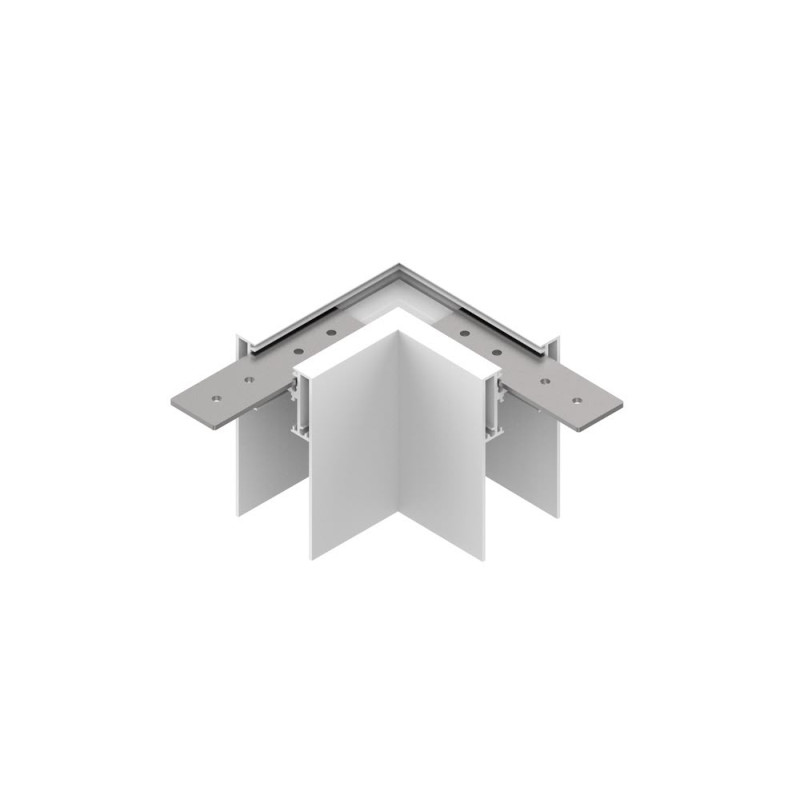 Sarok elem S35 mágneses sínekhez 90 fok fehér - Optonica LED