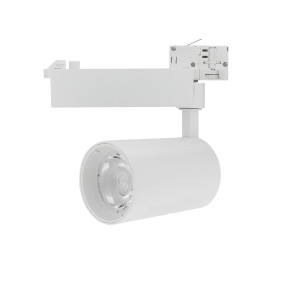 LED TRACK LIGHT 35W 220V/650mA BA=24° 110Lm/W WHITE BODY, 5000K