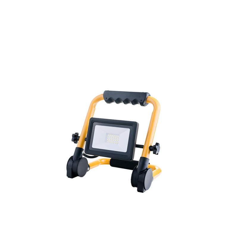 20W LED PORTABLE SMD FLOODLIGHT 1600LM 3M CABLE 6000K - IP65