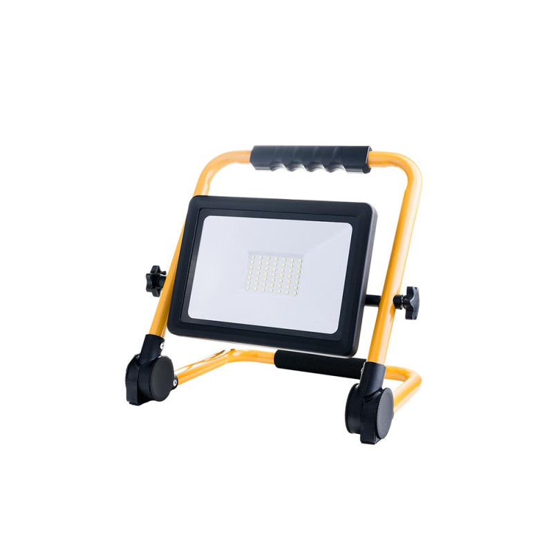 50W LED PORTABLE SMD FLOODLIGHT 4000LM 3M CABLE 6000K - IP65