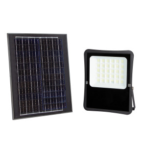 Napelemes Nagyfényáramú LED Reflektor 2200Lm 6000K 3.2V/22Ah