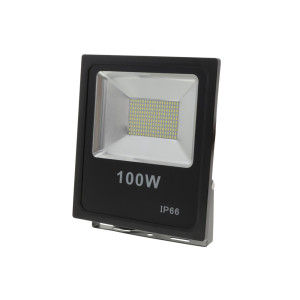 100W LED SMD FLOODLIGHT AC95V-AC265V 80lm/W 150° 6000K - IP66