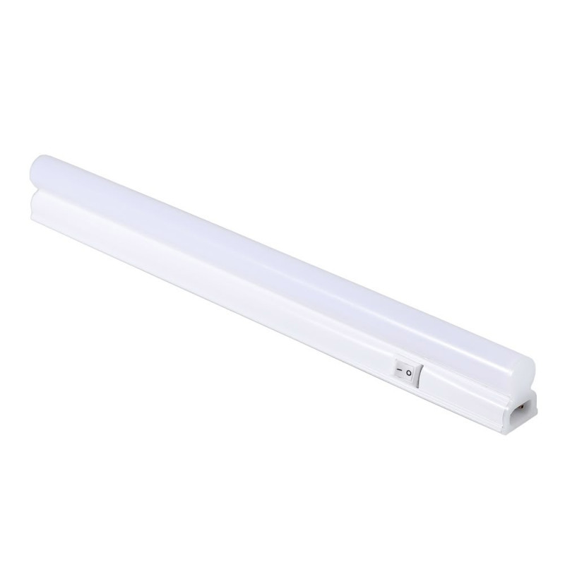LED TUBE T5 31 CM, 4W/220V, PLASTIC MAT 2700K WITH SWITCH