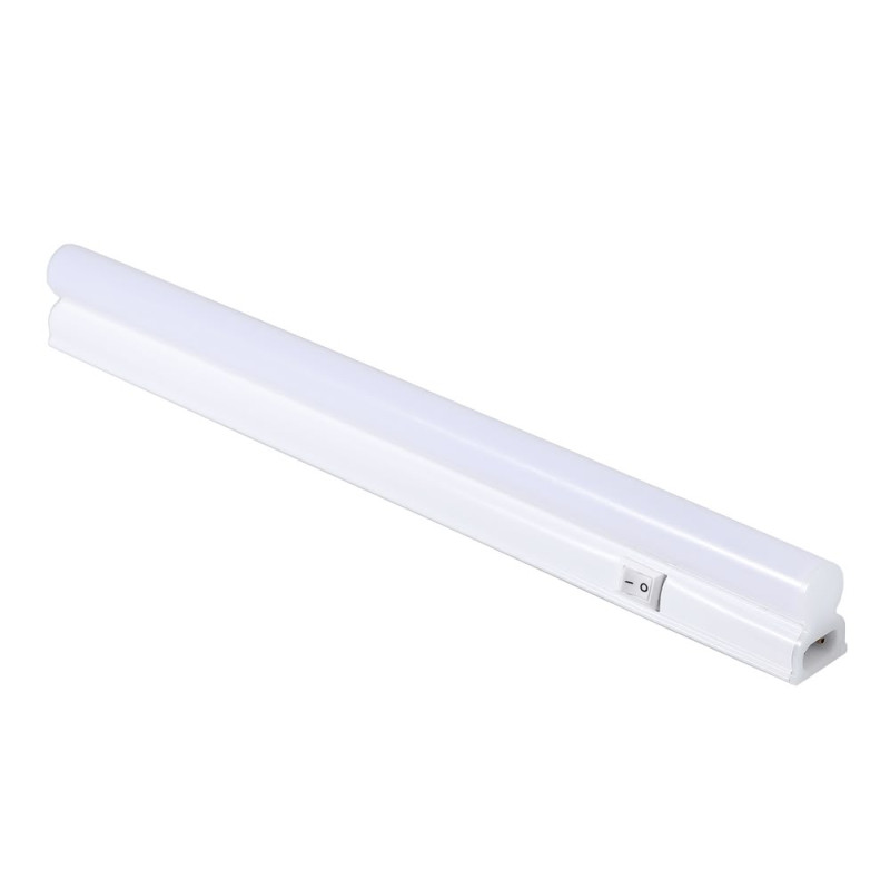 LED TUBE T5 87 CM, 12W/220V, PLASTIC MAT 2700K WITH SWITCH