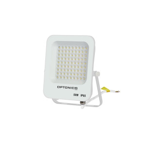 Optonica LED SMD Reflektor fehér színben és vezetékkel 50W 4500lm 4500K Természetes Fehér