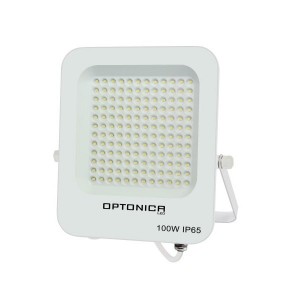 Optonica LED SMD Reflektor fehér színben és vezetékkel 100W 9000lm 6000K Hideg Fehér