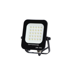 LED SMD FLOODLIGHT BLACK 20W 1800LM AC220-240V 90° IP65 4500K