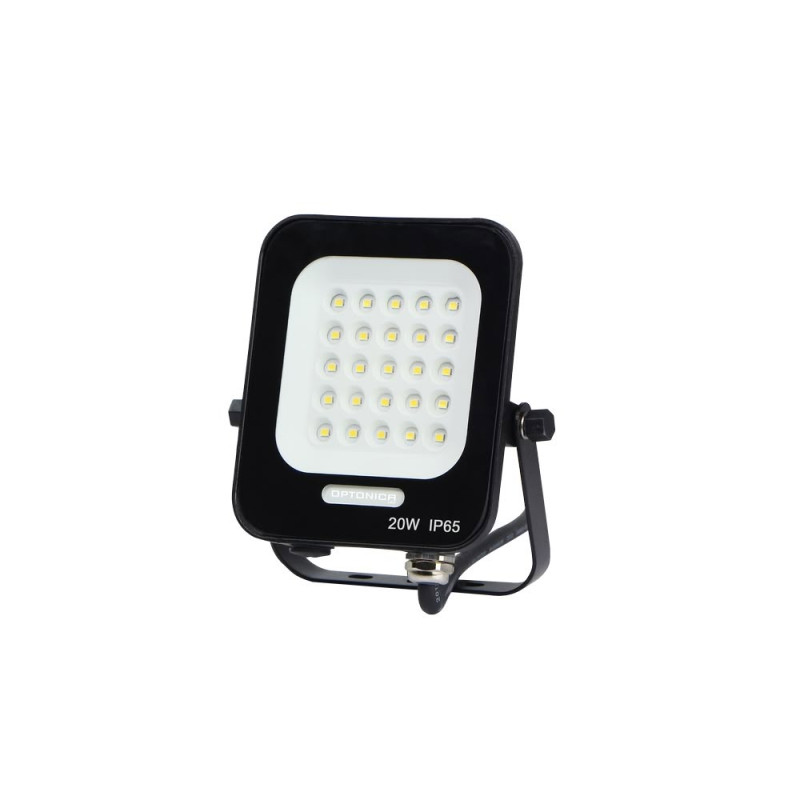 LED SMD FLOODLIGHT BLACK 20W 1600LM AC220-240V 90° IP65 GREEN