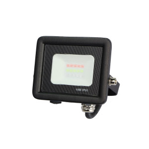 LED SMD FLOODLIGHT BLACK 10W 800LM AC220-240V 120° IP65 RGB