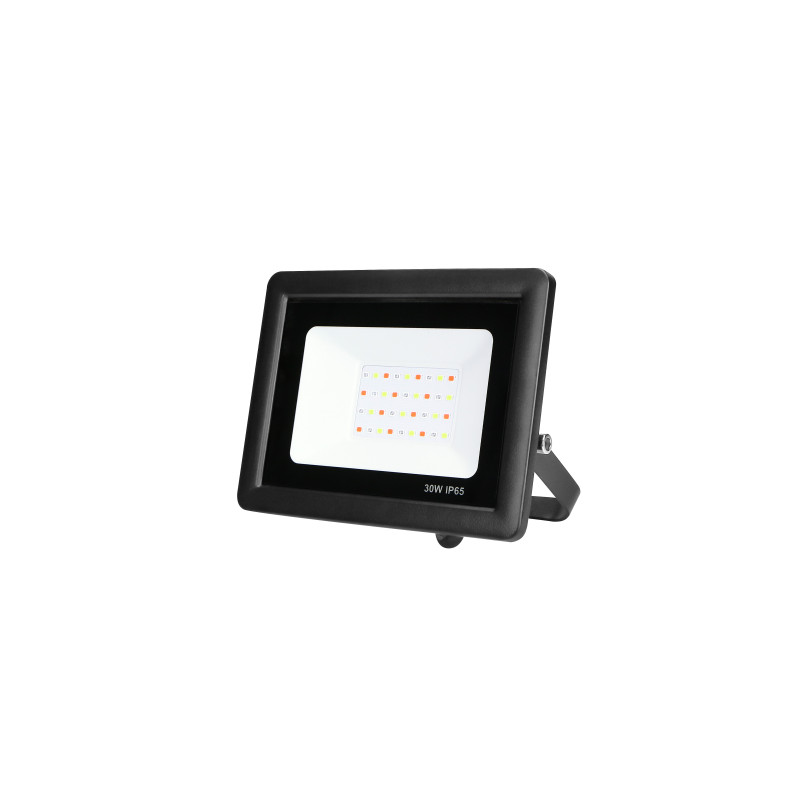 LED SMD FLOODLIGHT BLACK 30W 2400LM AC220-240V 120° IP65 RGB