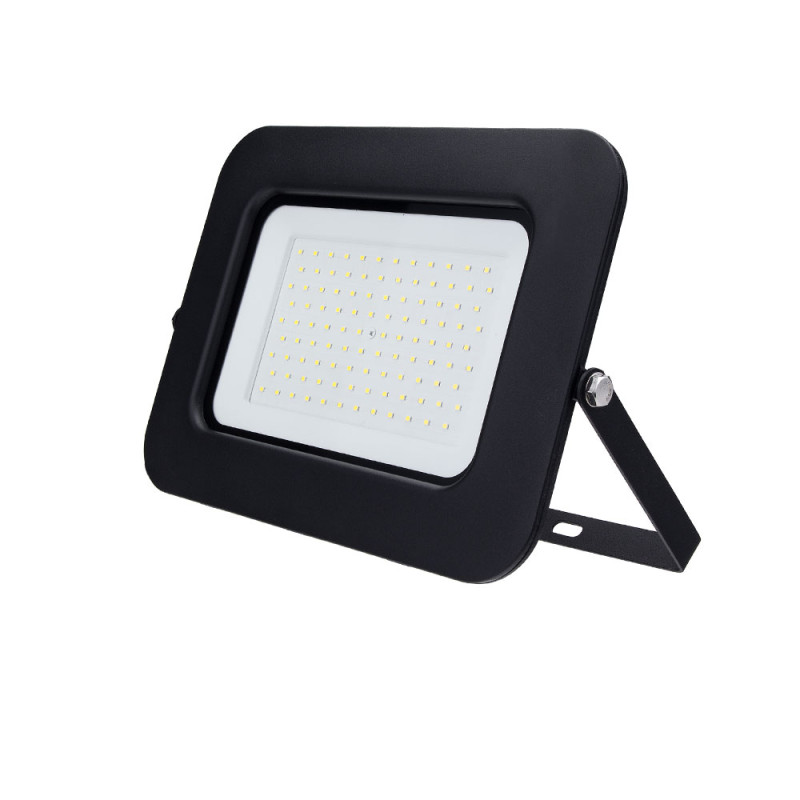 Optonica LED reflektor Epistar 100W 2800K 8500lm fekete