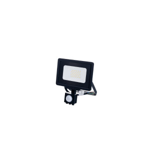 LED SMD FLOODLIGHT BLACK 30W 2400LM AC220-265V 120° IP65 2700K - WITH SENSOR