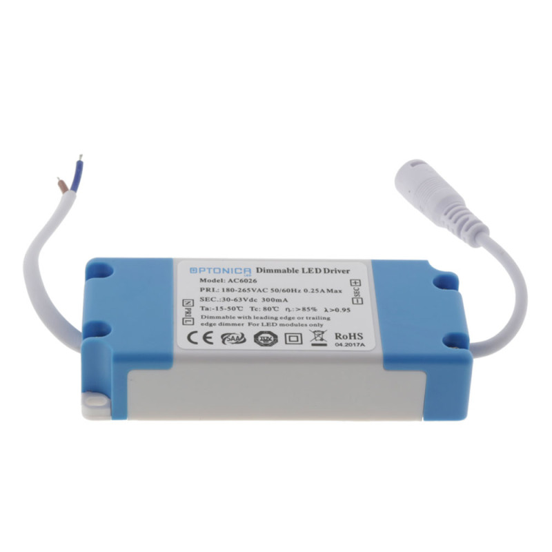 DIMMABLE DRIVER 220V 10-18*1W 300MA