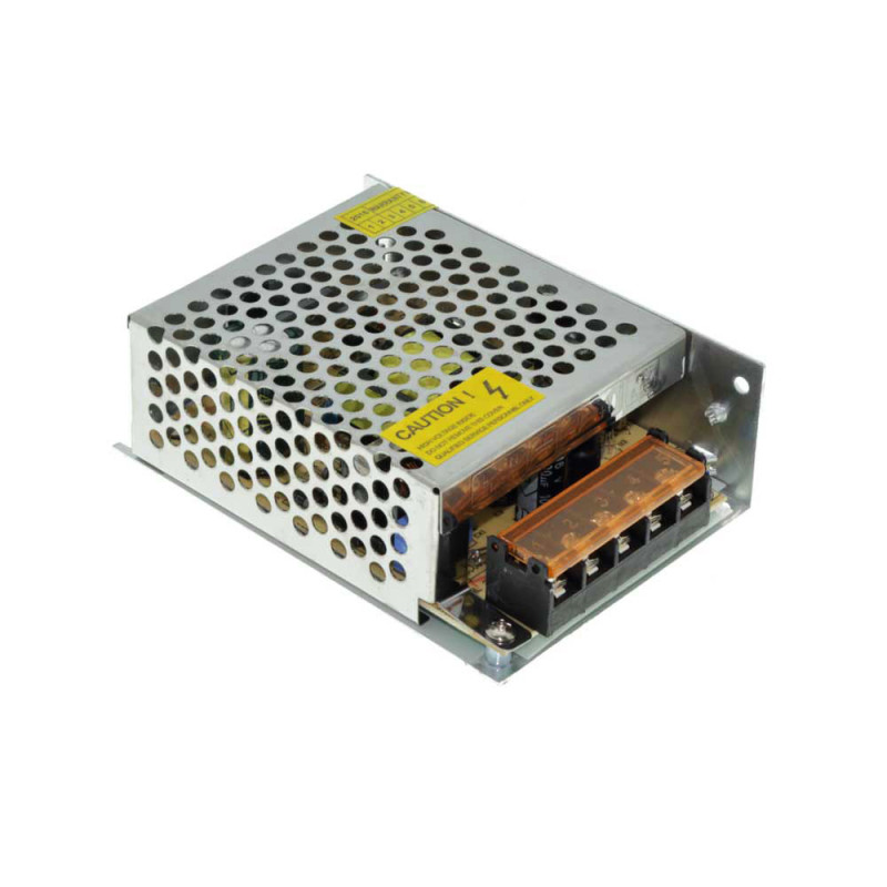LED STRIP POWER SUPPLY 60W 12V 5A - METAL