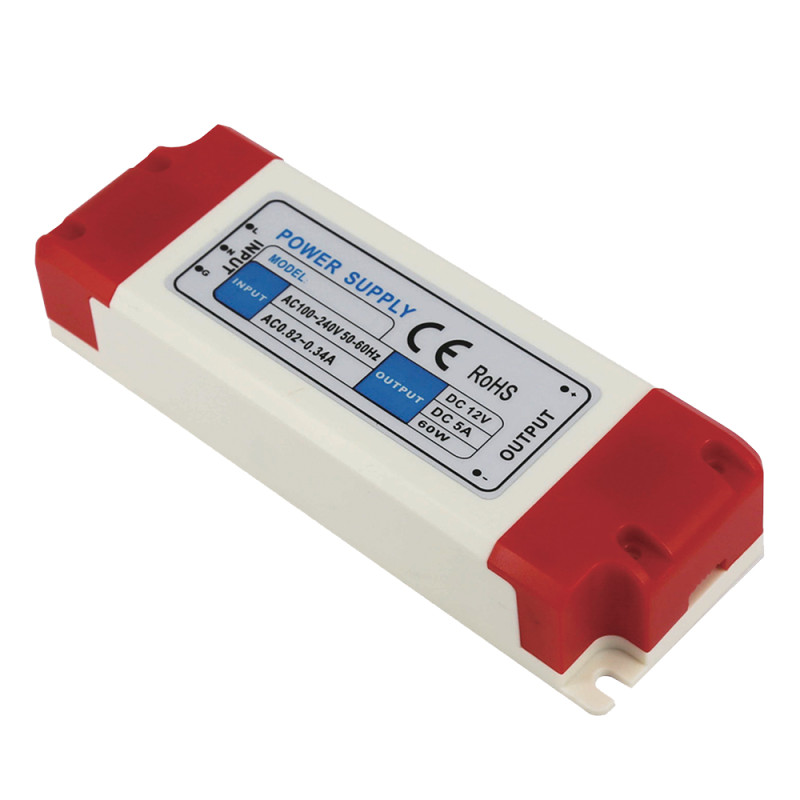 LED PLASTIC CASE POWER SUPPLY 60W 24V/2.5A - 3 YEARS WARRANTY