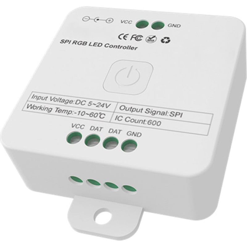 DIGITAL LED STRIP CONTROLLER WWA DC5-24V SPI-Signal for SKU:4493