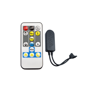 14 gombos CCT TUYA SMART WIFI infra LED szalag vezérlő szett infra távirányítóval 12-24V 4A - Optonica 6338