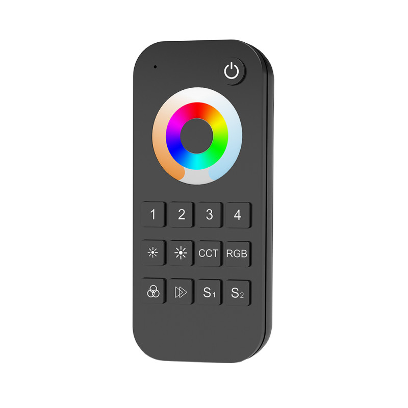 RGB+COLOUR TEMPERATURE REMOTE CONTROL RT10 4 ZONES - BLACK