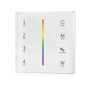 4 ZONES RGB/RGBW REMOTE CONTROL WHITE