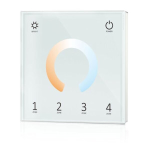 DIMMING DMX CONTROL+REMOTE CONTROL 85-265VAC DMX512+RF2.4G WHITE