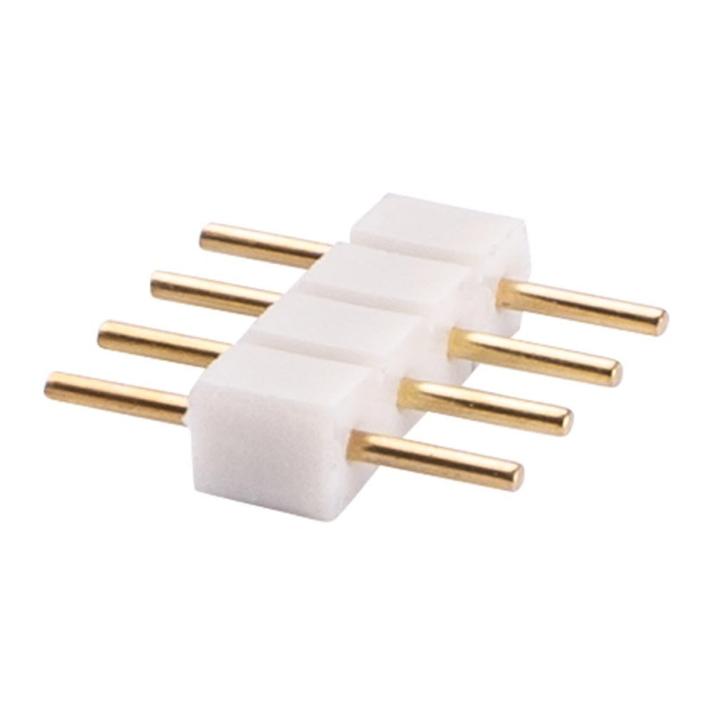 4PINS MALE IN WHITE FOR RGB LED STRIP