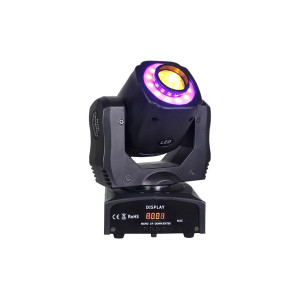 60W+12x0.2W RGB LED Spot Forgófejes színpadi effekt lámpa DMX, Hangvezérlés